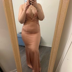 Pink prom, bridesmaid or event dress